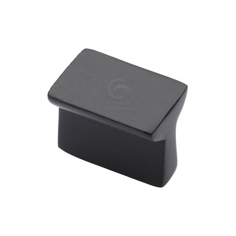 M.Marcus Cabinet Hardware Matt Black / Cabinet Knobs / 32mm Dia. M.Marcus - Black Iron Rustic Cabinet Knob Anvil Design 32mm