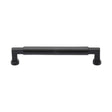 M.Marcus Cabinet Hardware Matt Black / Cabinet Pull Handles / 160mm c/c M.Marcus - Black Iron Rustic Cabinet Pull Bauhaus Design 160mm CTC
