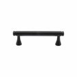 M.Marcus Cabinet Hardware Matt Black / Cabinet Pull Handles / 96mm c/c M.Marcus - Black Iron Rustic Cabinet Pull Hexagon Design 96mm CTC