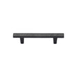 M.Marcus Cabinet Hardware Matt Black / Cabinet Pull Handles / 96mm c/c M.Marcus - Black Iron Rustic Cabinet Pull Textured Design 96mm CTC