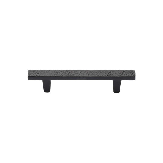 M.Marcus Cabinet Hardware Matt Black / Cabinet Pull Handles / 96mm c/c M.Marcus - Black Iron Rustic Cabinet Pull Textured Design 96mm CTC