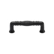 M.Marcus Cabinet Hardware Matt Black / Cabinet Pull Handles / 96mm c/c M.Marcus - Black Iron Rustic Cabinet Pull Tuscany Design 96mm CTC