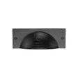 M.Marcus Cabinet Hardware Matt Black / Cabinet Cup Pulls M.Marcus - Black Iron Rustic Cheshire Cabinet Drawer Pull