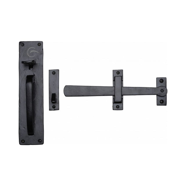 M.Marcus Door Furniture Matt Black / Thumb Latch M.Marcus - Black Iron Rustic Gate Latch