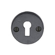 M.Marcus Door Furniture Matt Black / Mortice Key Profile Escutcheons M.Marcus - Black Iron Rustic Key Escutcheon