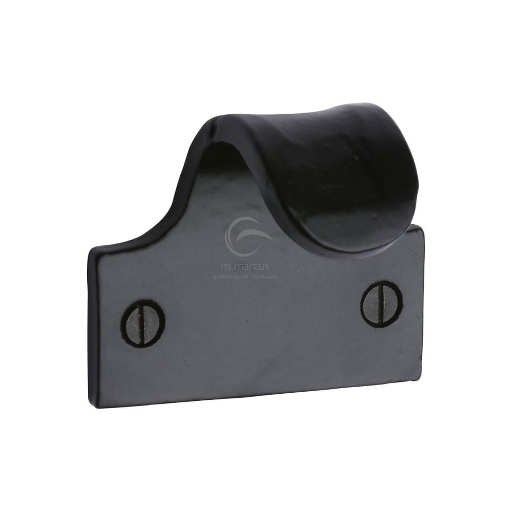 M.Marcus Window Furniture Matt Black / Sash Window Lifts M.Marcus - Black Iron Rustic Sash Lift
