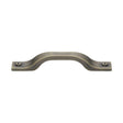 M.Marcus Cabinet Hardware Distressed Brass / Cabinet Pull Handles / 128mm c/c M.Marcus - Bureau Kitchen Cabinet Pull Handle Distressed Brass Finish
