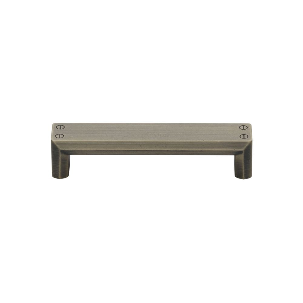 M.Marcus Cabinet Hardware Distressed Brass / Cabinet Pull Handles / 128mm c/c M.Marcus - Cabin Kitchen Cabinet Pull Handle Distressed Brass Finish