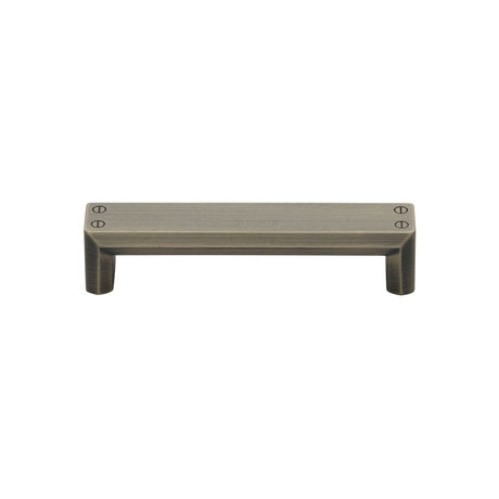 M.Marcus Cabinet Hardware Distressed Brass / Cabinet Pull Handles / 128mm c/c M.Marcus - Cabin Kitchen Cabinet Pull Handle Distressed Brass Finish