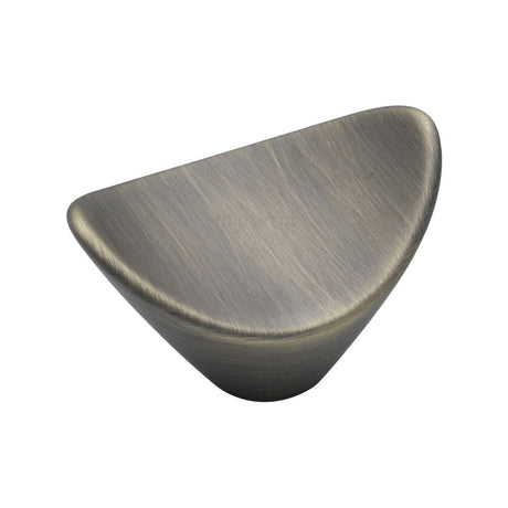 M.Marcus Cabinet Hardware Distressed Brass / Cabinet Knobs / 38mm Dia. M.Marcus - Calyx Cabinet Knob Distressed Brass Finish
