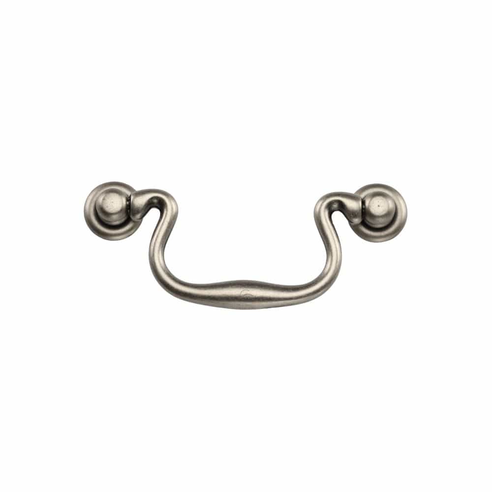 M.Marcus Cabinet Hardware Distressed Pewter / Cabinet Drop Pulls / 96mm c/c M.Marcus - Classic Drop Pull 96mm Distressed Pewter Finish