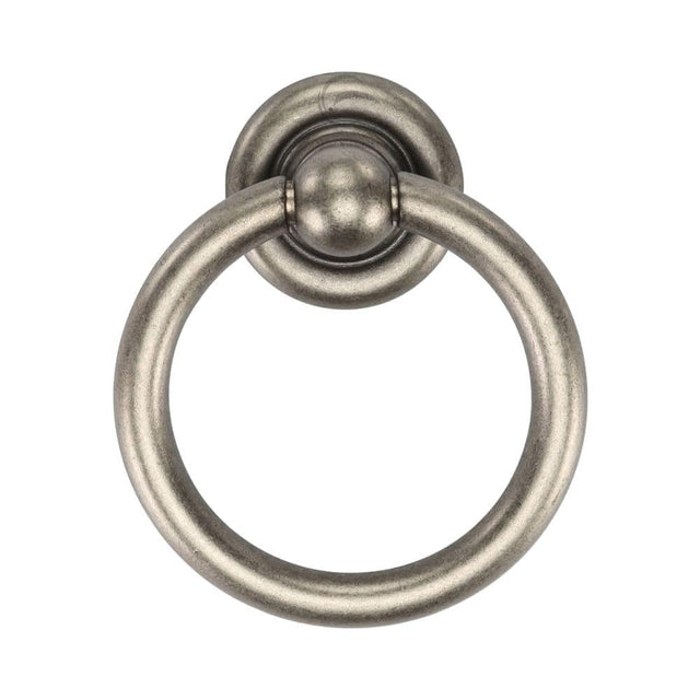 M.Marcus Cabinet Hardware Distressed Pewter / Cabinet Drop Pulls M.Marcus - Classic Round Drop Pull 42mm Distressed Pewter Finish