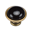 M.Marcus Cabinet Hardware Distressed Brass / Cabinet Knobs / 40mm Dia. M.Marcus - Dome Cabinet Knob 040mm Distressed Brass Finish