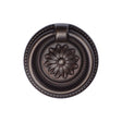 M.Marcus Cabinet Hardware Matt Bronze / Cabinet Drop Pulls M.Marcus - Floral Ring Pull 055mm Matt Bronze Finish
