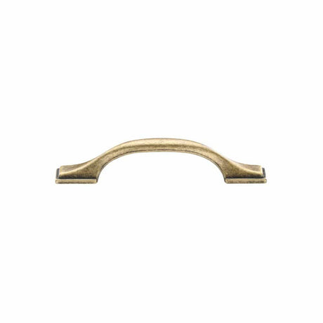 M.Marcus Cabinet Hardware Distressed Brass / Cabinet Pull Handles / 96mm c/c M.Marcus - Luca Cabinet Pull 96mm Distressed Brass Finish