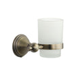 M.Marcus Accessories Antique Bronze / Tumbler Holder M.Marcus - Single tumbler holder with frosted glass Matt Antique Finish