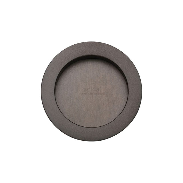 M.Marcus Door Furniture Matt Bronze / Flush Handle / Round M.Marcus - SLD Round Flush Pull Pair Matt Bronze