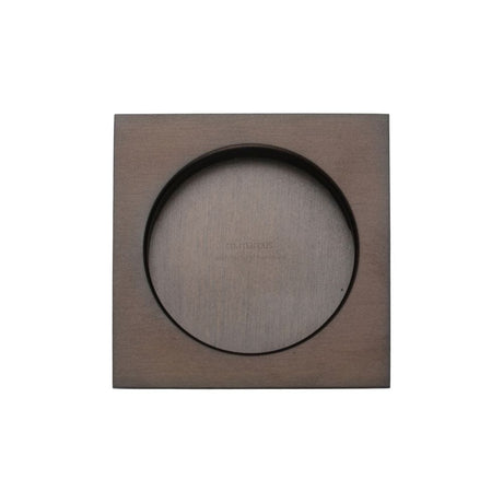 M.Marcus Door Furniture Matt Bronze / Flush Handle / Square M.Marcus - SLD Square Flush Pull Pair Matt Bronze