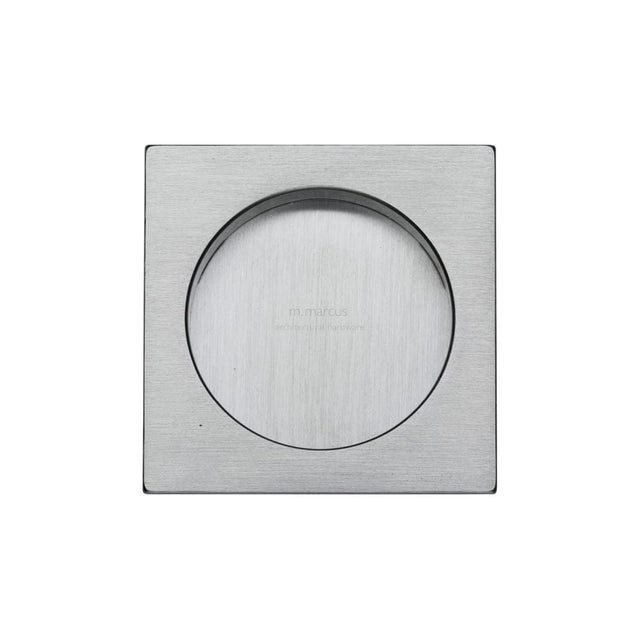 M.Marcus Door Furniture Satin Chrome / Flush Handle / Square M.Marcus - SLD Square Flush Pull Pair Satin Chrome
