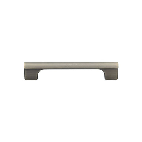 M.Marcus Cabinet Hardware Distressed Brass / Cabinet Pull Handles / 128mm c/c M.Marcus - Vault Pull Handle 128mm Distressed Brass Finish
