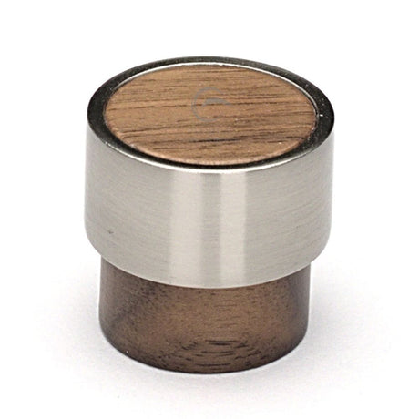 M.Marcus Cabinet Hardware Walnut / Cabinet Knobs / 49mm Dia. M.Marcus - Wooden Cabinet Knob Radio Design 49mm Walnut Finish