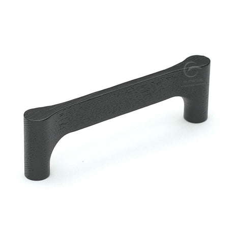 M.Marcus Cabinet Hardware Ash / Cabinet Pull Handles / 128mm c/c M.Marcus - Wooden Cabinet Pull Handle Gio Design 128mm Black Ash Finish