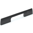 M.Marcus Cabinet Hardware Ash / Cabinet Pull Handles / 224mm c/c M.Marcus - Wooden Cabinet Pull Handle Slim Aero Design 224mm Black Ash Finish