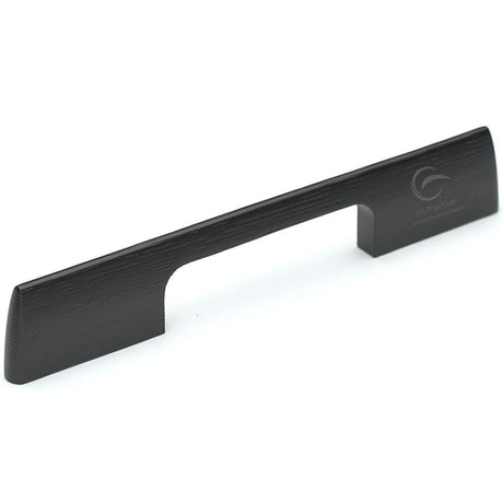 M.Marcus Cabinet Hardware Ash / Cabinet Pull Handles / 224mm c/c M.Marcus - Wooden Cabinet Pull Handle Slim Aero Design 224mm Black Ash Finish