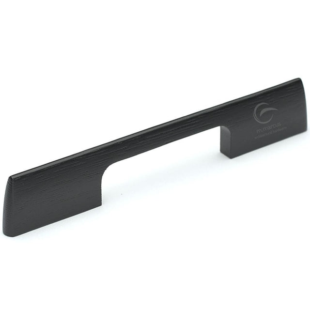 M.Marcus Cabinet Hardware Ash / Cabinet Pull Handles / 224mm c/c M.Marcus - Wooden Cabinet Pull Handle Slim Aero Design 224mm Black Ash Finish