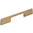 M.Marcus Cabinet Hardware Oak / Cabinet Pull Handles / 320mm c/c M.Marcus - Wooden Cabinet Pull Handle Slim Aero Design 320mm Oak Finish