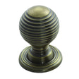 This is an image of a FTD - Queen Anne Knob 23mm - Florentine Bronze that is availble to order from Trade Door Handles in Kendal.