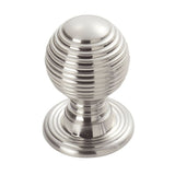 This is an image of a FTD - Queen Anne Knob 28mm - Polished Chrome that is availble to order from Trade Door Handles in Kendal.