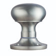 This is an image of a Carlisle Brass - Mushroom Mortice Knob (Unsprung) - Satin Chrome that is availble to order from Trade Door Handles in Kendal.