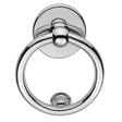 This is an image of a Carlisle Brass - Ring Door Knocker - Polished Chrome that is availble to order from Trade Door Handles in Kendal.