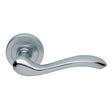 Manital Door Furniture Satin Chrome / Round Rose Manital - Apollo Lever on Round Rose - Satin Chrome