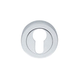 Manital Door Furniture Satin Chrome / Euro Profile Escutcheons Manital - Euro Profile Escutcheon - Satin Chrome