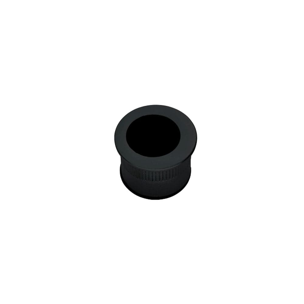 Manital Door Furniture Matt Black / Flush Handle / Round Manital - Small Edge Flush Pull - Matt Black