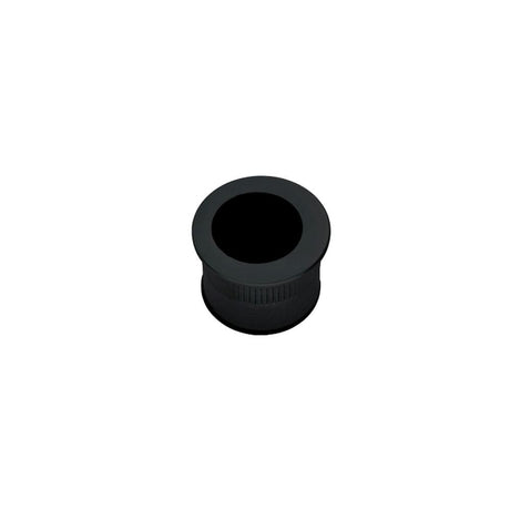 Manital Door Furniture Matt Black / Flush Handle / Round Manital - Small Edge Flush Pull - Matt Black