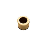 Manital Door Furniture Polished Brass / Flush Handle / Round Manital - Small Edge Flush Pull - Polished Brass