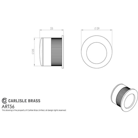 Manital Door Furniture Polished Chrome / Flush Handle / Round Manital - Small Edge Flush Pull - Polished Chrome