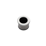 Manital Door Furniture Polished Chrome / Flush Handle / Round Manital - Small Edge Flush Pull - Polished Chrome