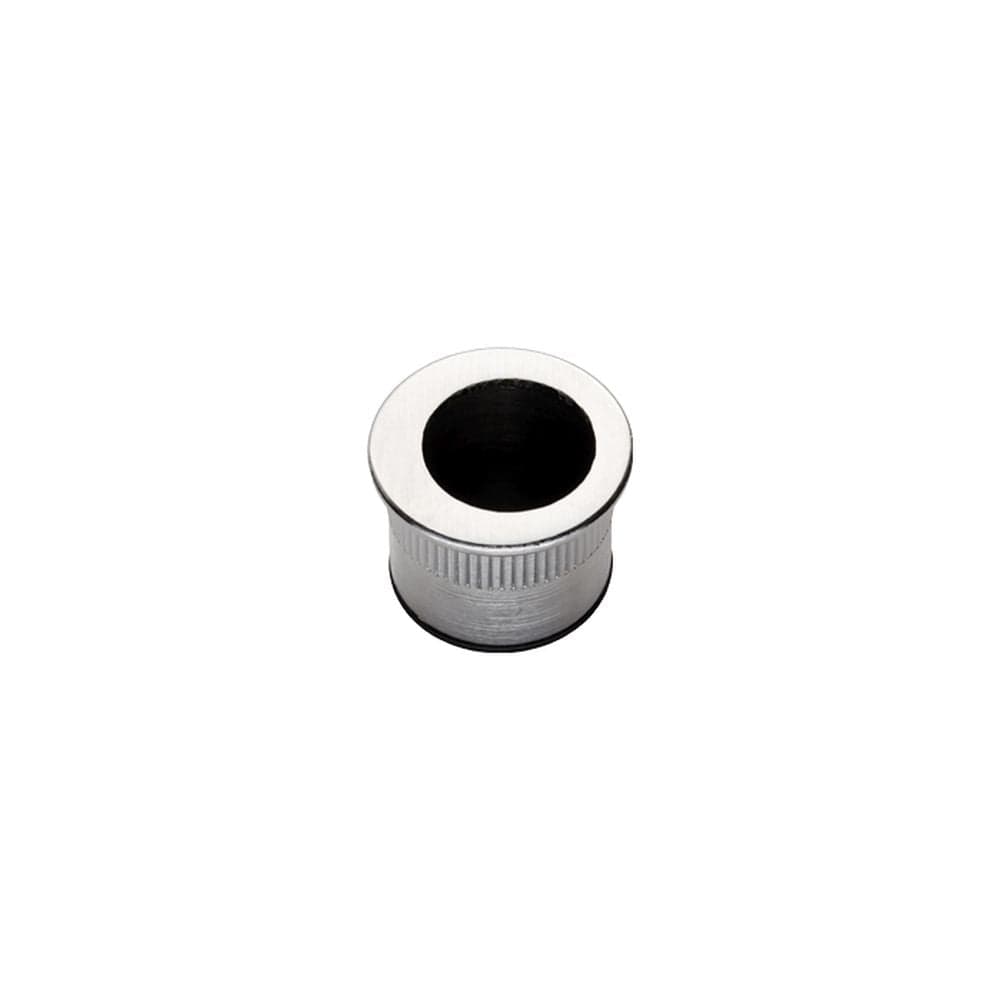 Manital Door Furniture Satin Chrome / Flush Handle / Round Manital - Small Edge Flush Pull - Satin Chrome