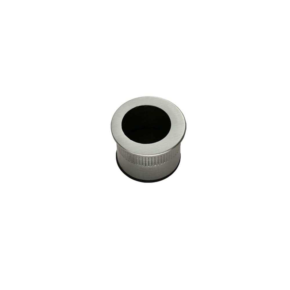 Manital Door Furniture Satin Nickel / Flush Handle / Round Manital - Small Edge Flush Pull - Satin Nickel