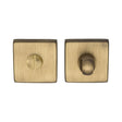 Manital Door Furniture Antique Brass / No Manital - Square Standard Turn And Release - Antique Brass