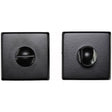 Manital Door Furniture Black / No Manital - Square Standard Turn and Release - Black
