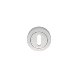 Manital Door Furniture Polished Chrome / Mortice Key Profile Escutcheons Manital - Standard Profile Escutcheon - Polished Chrome