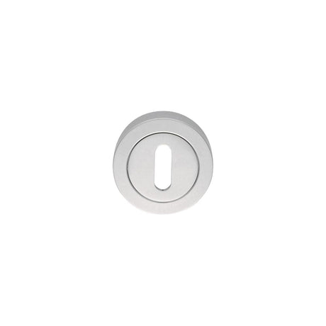 Manital Door Furniture Polished Chrome / Mortice Key Profile Escutcheons Manital - Standard Profile Escutcheon - Polished Chrome