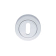 Manital Door Furniture Satin Chrome / Mortice Key Profile Escutcheons Manital - Standard Profile Escutcheon - Satin Chrome