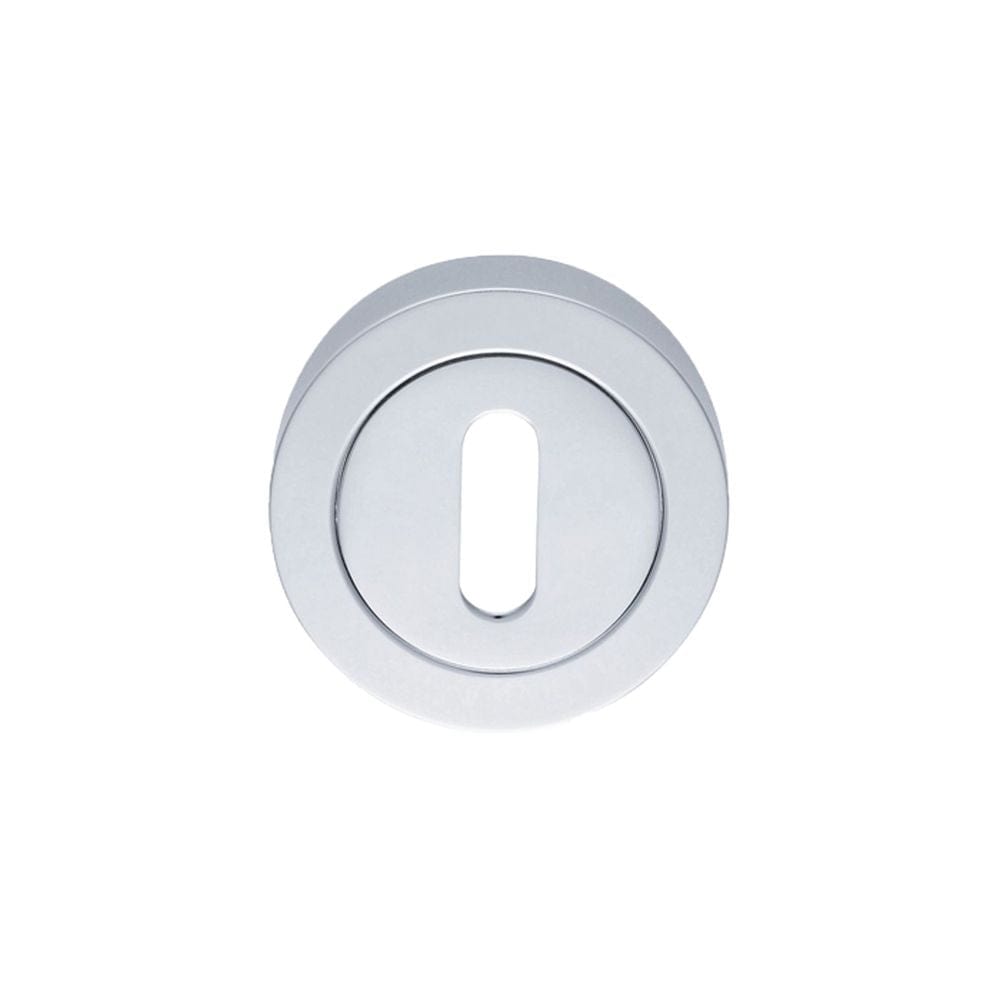 Manital Door Furniture Satin Chrome / Mortice Key Profile Escutcheons Manital - Standard Profile Escutcheon - Satin Chrome