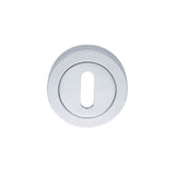 Manital Door Furniture Satin Chrome / Mortice Key Profile Escutcheons Manital - Standard Profile Escutcheon - Satin Chrome